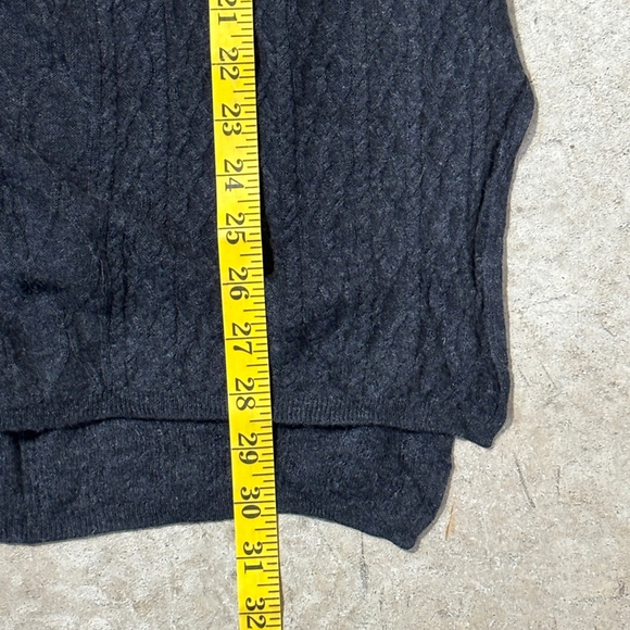 Babaton Linen Wool Blend Sweater Women’s XXS Black Long Sleeve V-Neck Oversized - Picture 8 of 12